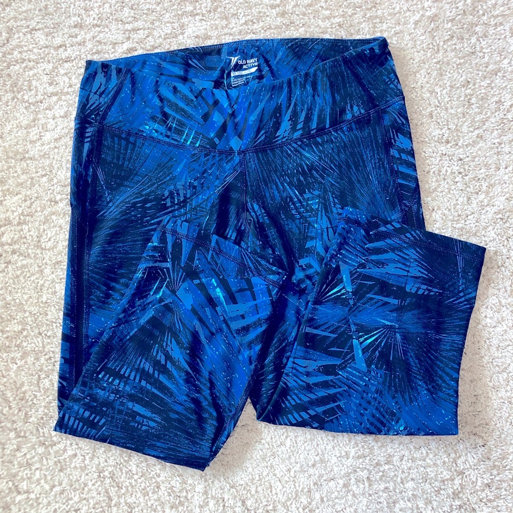 Old Navy Active - 1x plus - capris fitted- blue